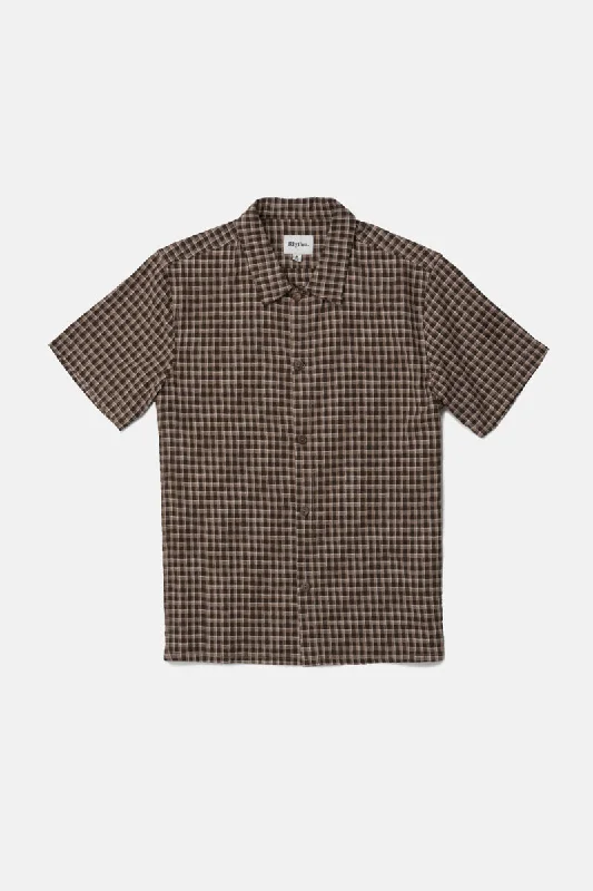 Men's Big and Tall Shirts for Added ComfortSunday Session Ss Shirt Brown