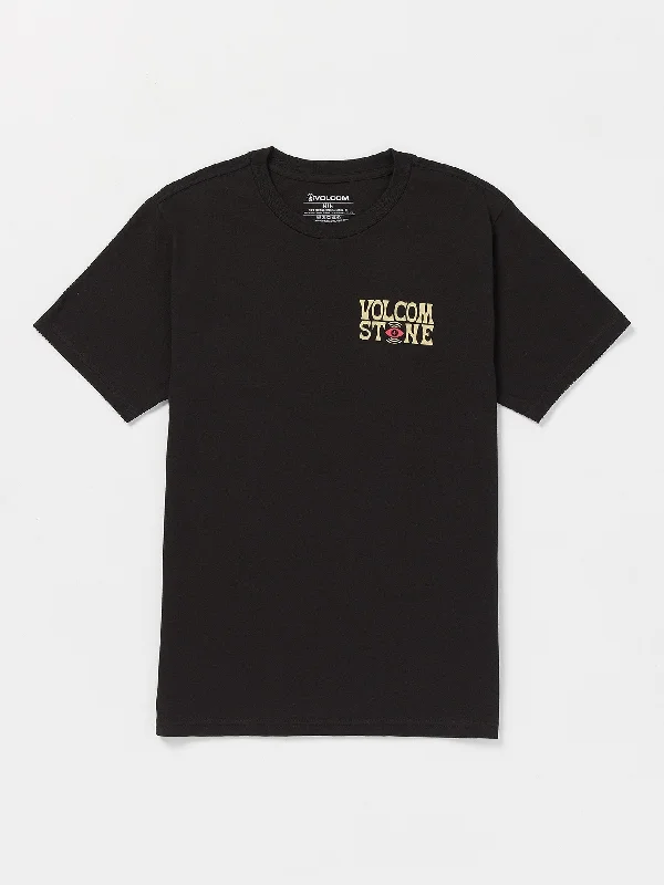 Affordable Designer Men's JeansViz Fray Short Sleeve Tee - Black