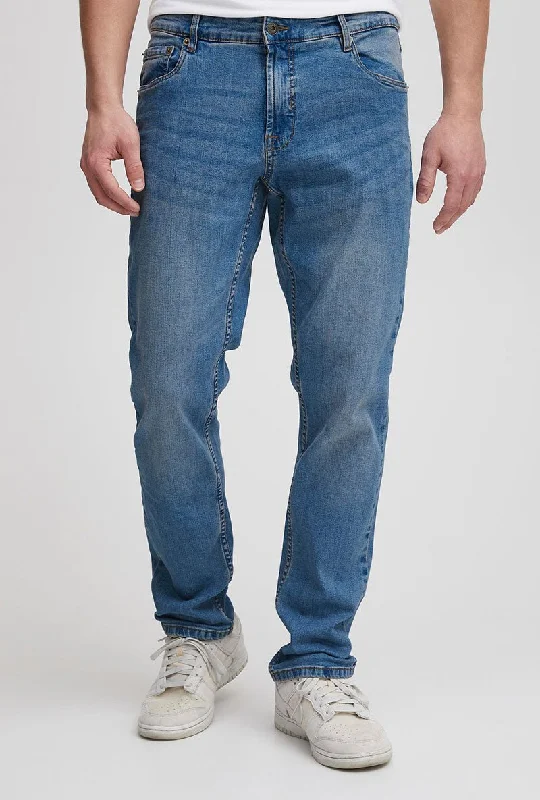 Men's Pants with Welt PocketsSOLID JOY BLUE 200 JEANS
