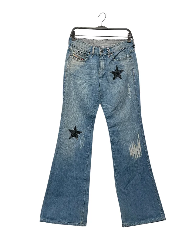 Modern Men's JeansDIESEL/Bootcut Pants/29/Denim/IDG/BEDAZZLED STARS