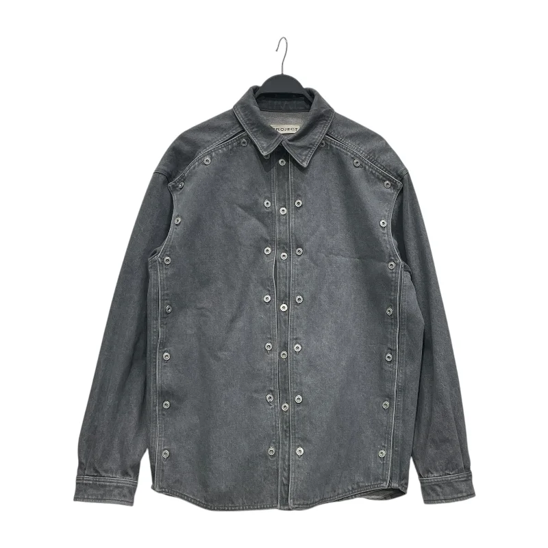 Everyday Casual Men's JeansY/PROJECT/FW’22 Snap Off Denim Shirt/XL