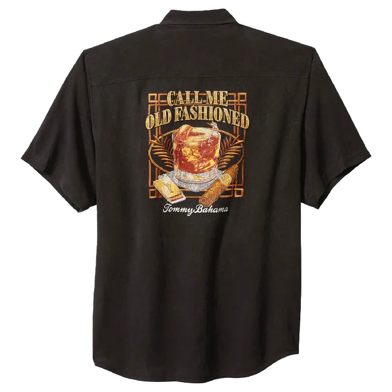 Men's Versatile Dress Shirts for Multiple OccasionsTommy Bahama Call Me Old Fashioned Camp Shirt - Black Men's Versatile Dress Shirts for Multiple OccasionsTommy Bahama Call Me Old Fashioned Camp Shirt - Black