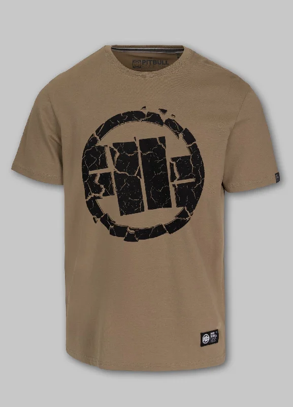 Men's Shirts with Hook-and-Loop ClosuresMen's T-Shirt SCRATCH - Dark sand