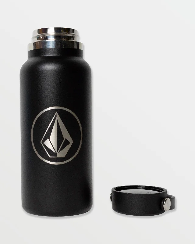 Elegant Straight-Leg Men's JeansMetalcore Bottle - Black