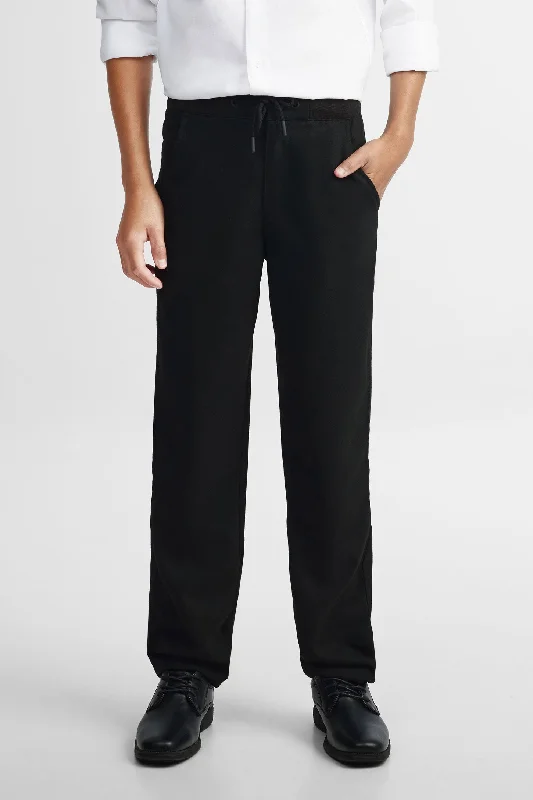 Stylish Men's JeansPantalon tweed brossé taille élastique - Ado garçon
