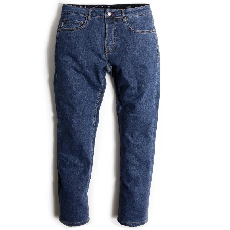 Baggy Cargo Men's JeansRegular Fit Jeans Mid Wash