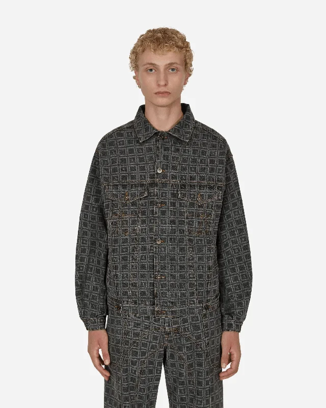Men's Coats for TravelKalonji Denim Jacket Grey