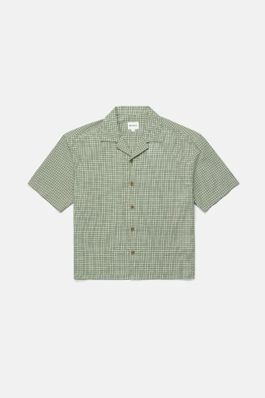 Men's Casual Friday Shirts for Relaxed Office DaysRelaxed Check Ss Shirt Olive