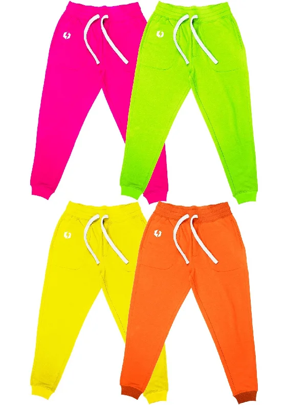 Men's Pants with Hidden PocketsNeon Unisex Joggers