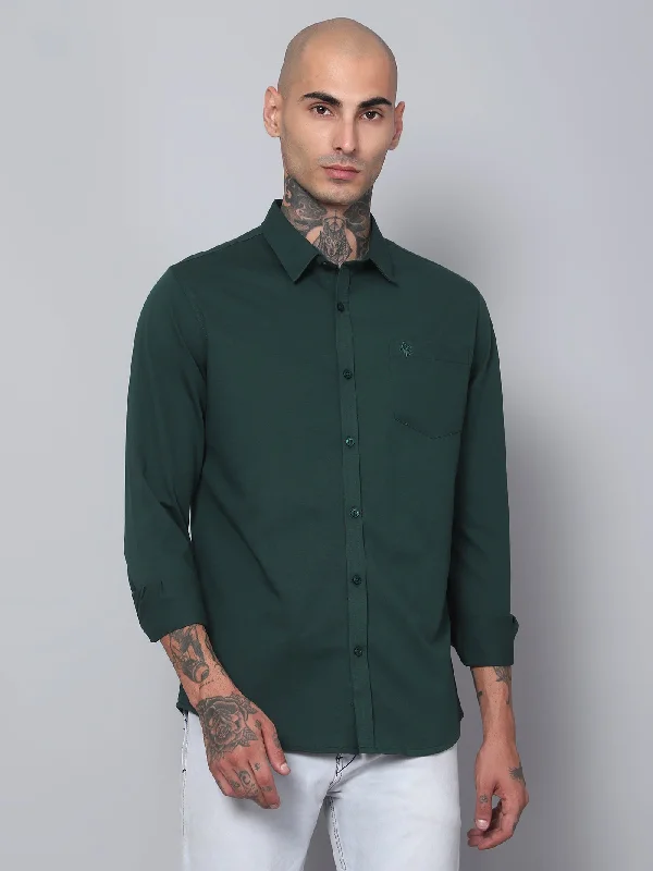 Men's Hawaiian Shirts for a Tropical VibeMen's Bottle Green Casual Knit Jersey Full Sleeve Shirt Men's Hawaiian Shirts for a Tropical VibeMen's Bottle Green Casual Knit Jersey Full Sleeve Shirt