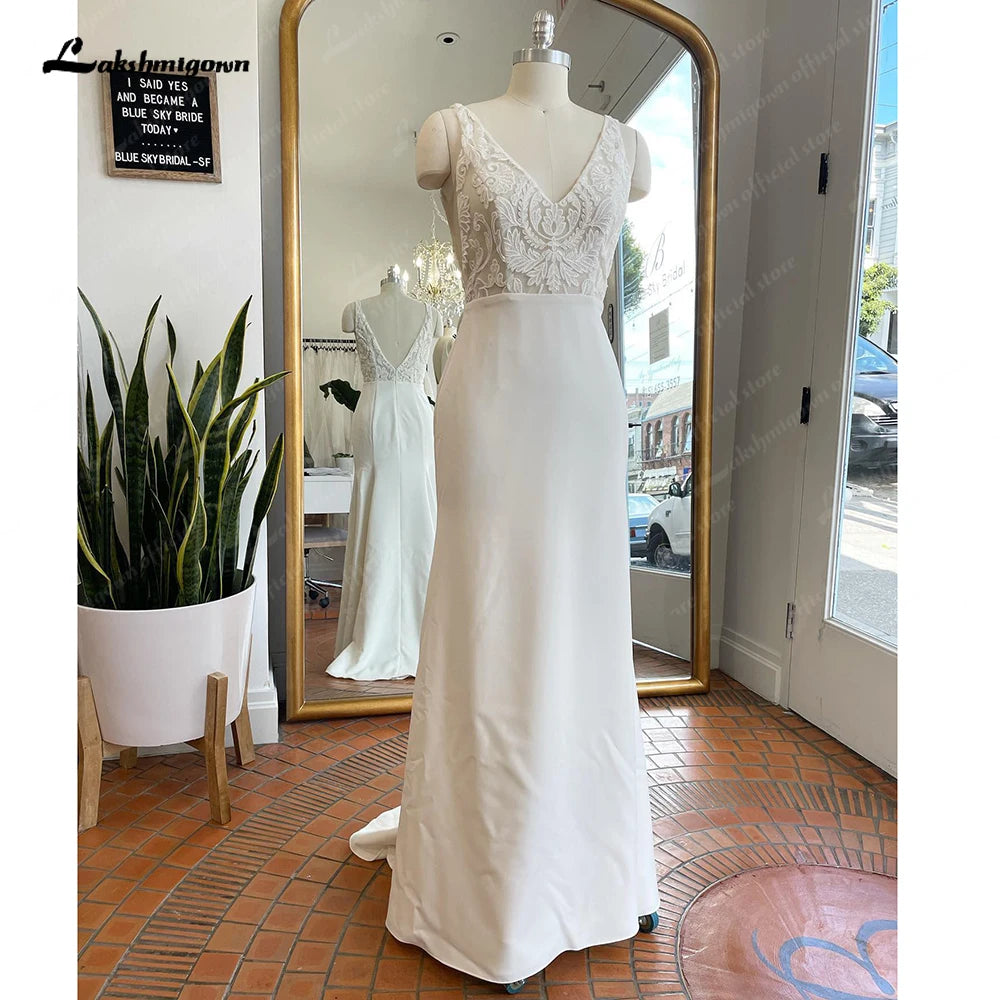 women's mother of the bride dressesRoycebridal Mermaid Boho Lace Bodice V Neck Wedding Gown for Women Bridal Receipt Dinner Party Wedding Dress Vestido Novia women's mother of the bride dressesRoycebridal Mermaid Boho Lace Bodice V Neck Wedding Gown for Women Bridal Receipt Dinner Party Wedding Dress Vestido Novia