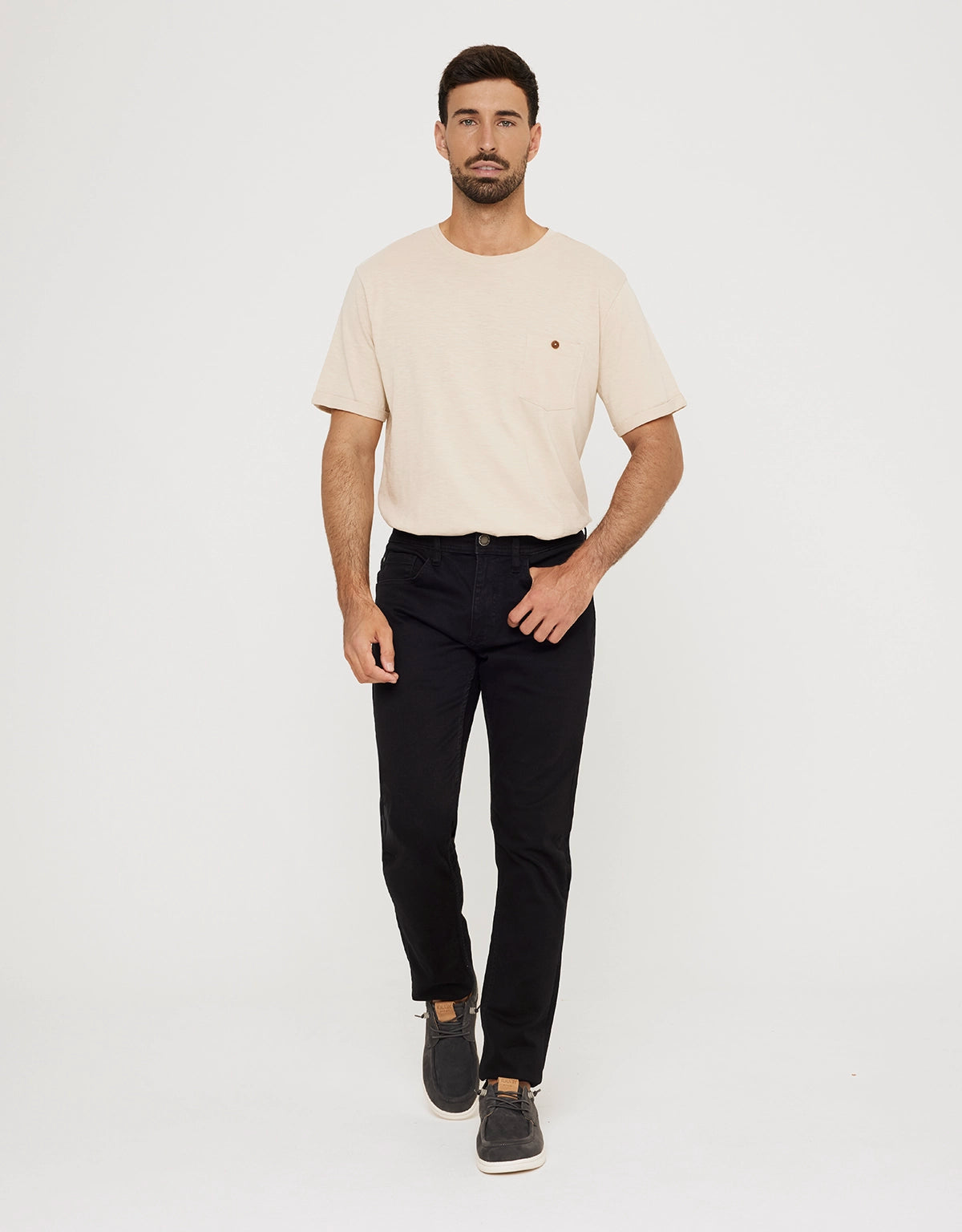 Men's Bootcut Jeans for a Flattering ShapePantalón Denim Negro - Lordseat