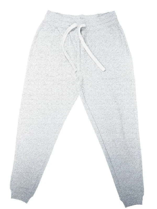 Men's Pants with Patchwork PatternsSilver Unisex Crushed Velvet Joggers