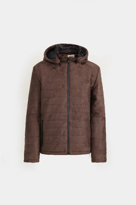 Men's Coats for SpringSuede Bomber Jacket