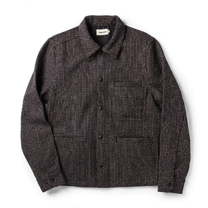 Weather-Resistant Men's CoatsThe Decker Jacket in Wool Beach Cloth