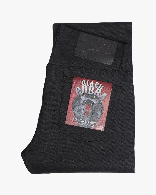 Men's Straight-Leg Jeans in Dark WashNaked & Famous Denim Weird Guy Regular Tapered Mens Jeans - Black Cobra Stretch Selvedge Men's Straight-Leg Jeans in Dark WashNaked & Famous Denim Weird Guy Regular Tapered Mens Jeans - Black Cobra Stretch Selvedge