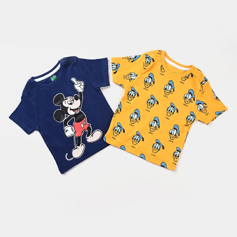 Men's Shirts with Appliqué DetailsInfant Boys Cotton Jersey T-shirt 2 Piece Set