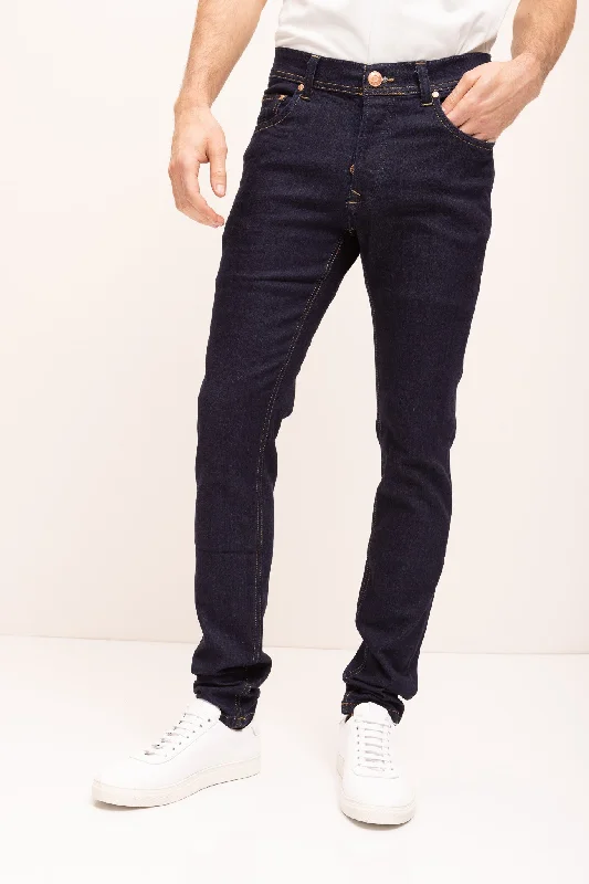Classic Men's Jeans StyleSleek Tapered Jeans - Dark Blue