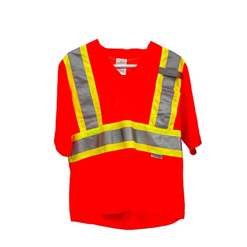 Men's Shirts with Embellished SleevesTone Mesh Traffic T-shirt