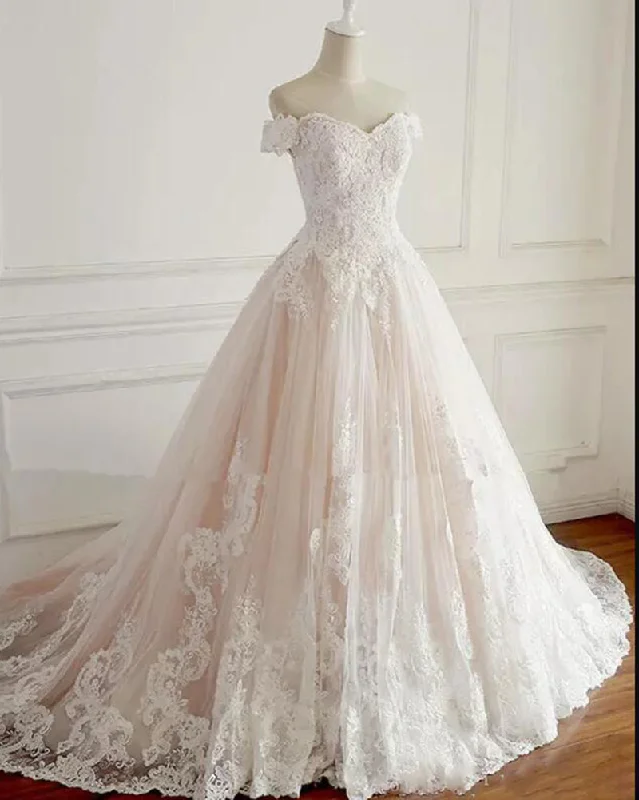 Silk DressWhite /Pink Two Colors Wedding Dresses lace Princess Bride Dresses WD220