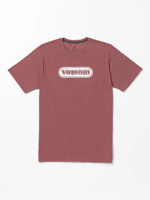 Sustainable Men's JeansNinetyfive Short Sleeve Tee - Oxblood Heather