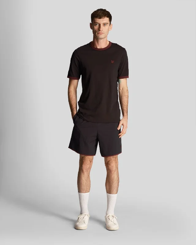 Men's Pants with Appliqué DetailsTonal Swim Shorts