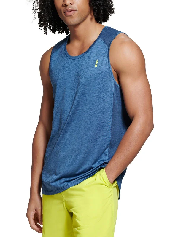 Men's Shirts with Pocket SquaresCliff Mens Slub Jersey Tank Top