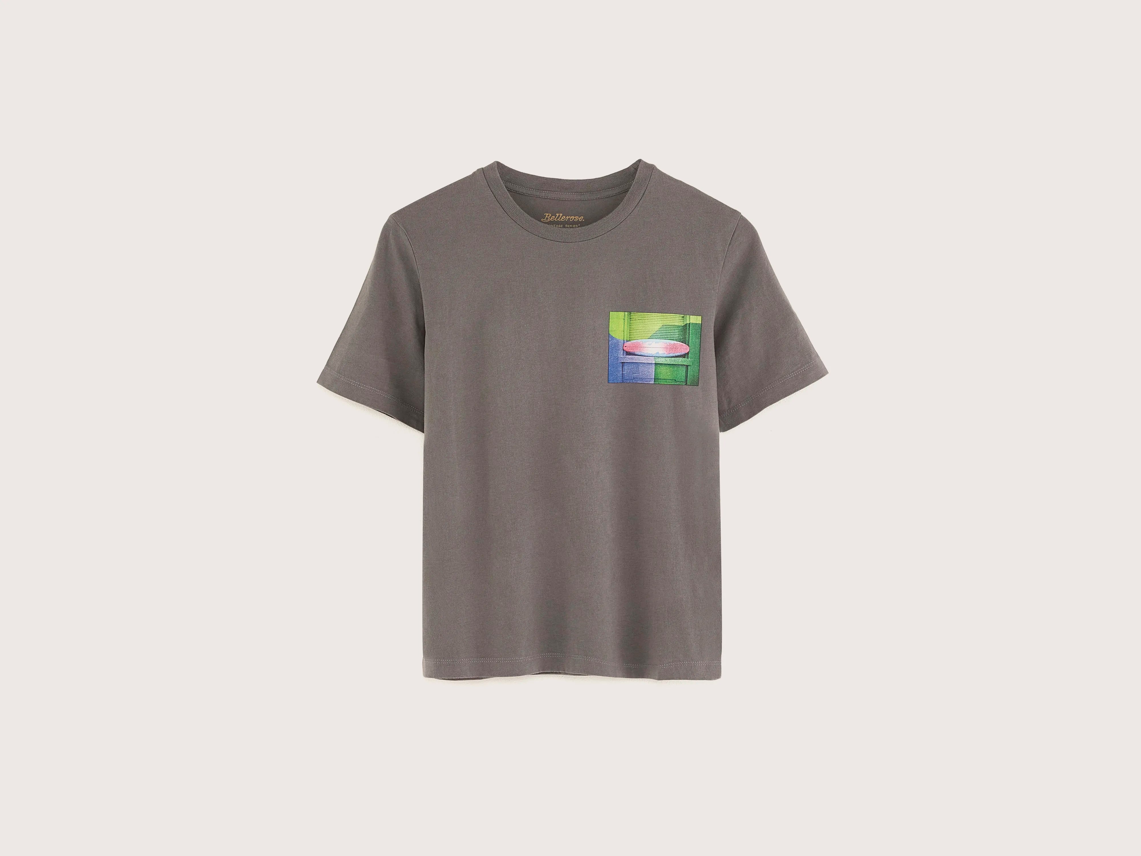 Men's Shirts with Mandarin CollarsKenny short-sleeve t-shirt (251 / B / ELEPHANT)