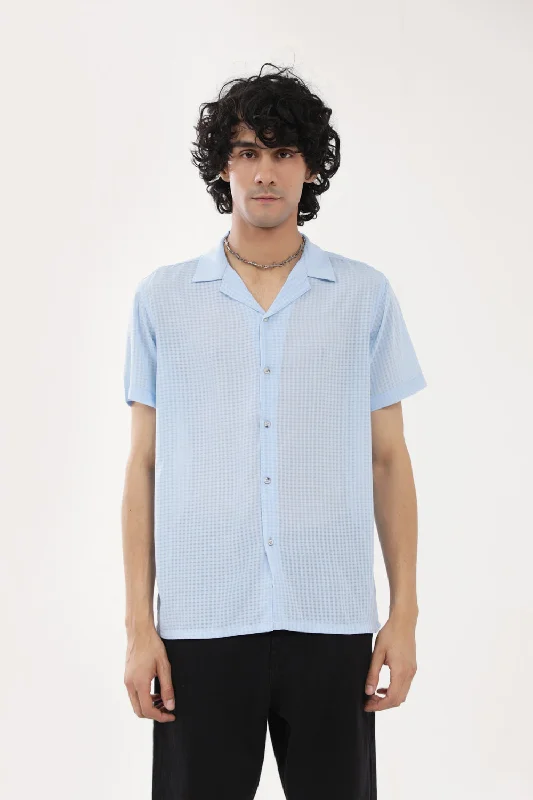 Men's Scoop Neck T-Shirts for a Relaxed FeelRESORT COLLAR SHIRT