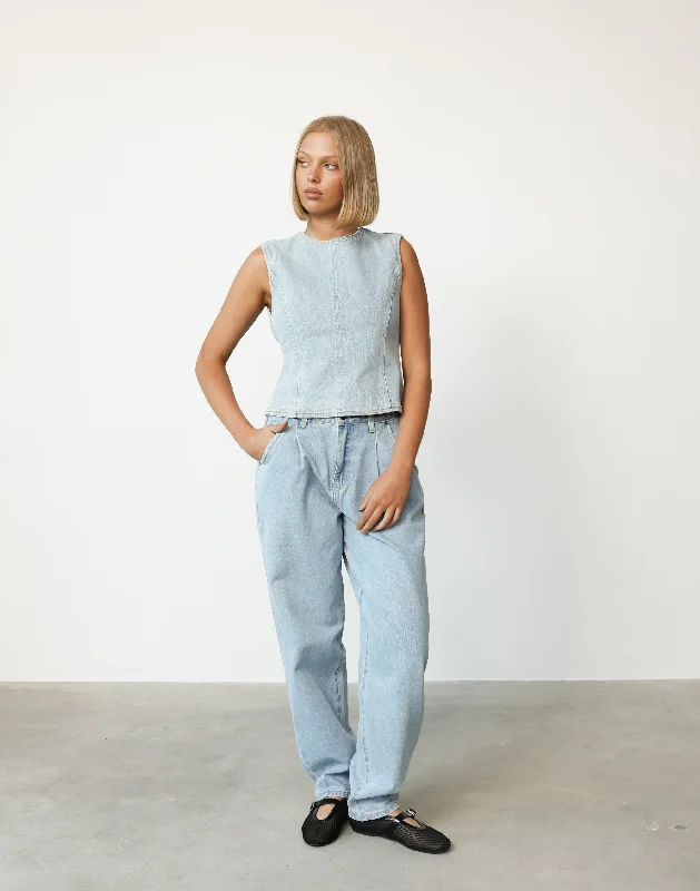 Sustainable Men's JeansOn My Way Denim Jean (Classic Denim) - By Lioness