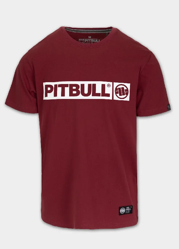 Men's Shirts with Wrinkle-Resistant FabricMen's T-Shirt HILLTOP - Burgundy