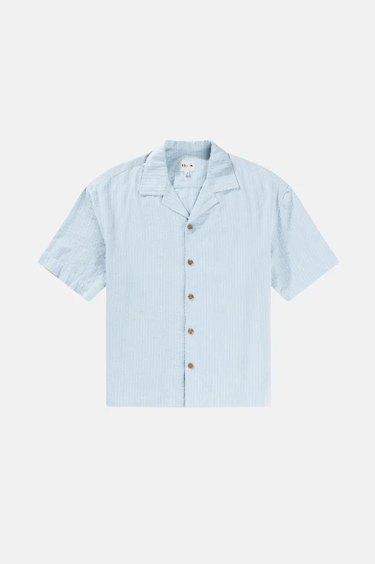 Men's Regular-Fit Shirts for a Classic FitRelaxed Stripe Ss Shirt Blue