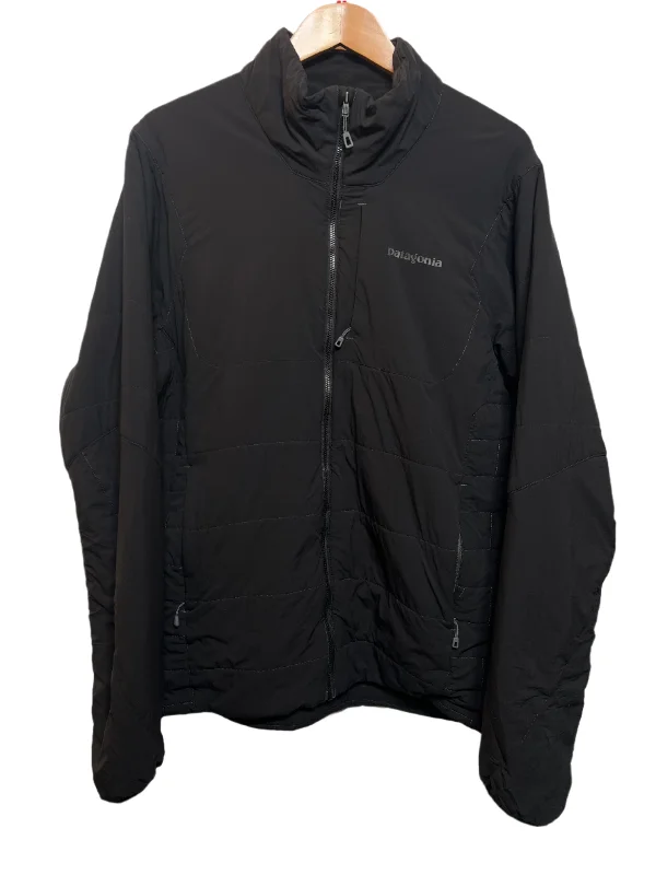 Men's Coats with Military InfluencePatagonia Mens Padded Black Coat (Size L)