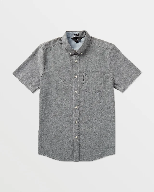 Dark Wash Men's JeansEverett Oxford Short Sleeve Shirt - Black