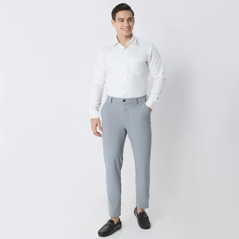 Men's Pants with Turn-Up CuffsFluidX™ Pants - Wrinkle Free 4-way Stretch made with exclusive CIEM® fabric - Mid Rise Ankle Length