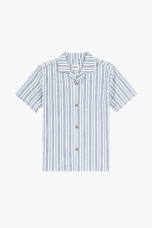 Men's Limited Edition Shirts for ExclusivityVacation Stripe Ss Shirt Blue