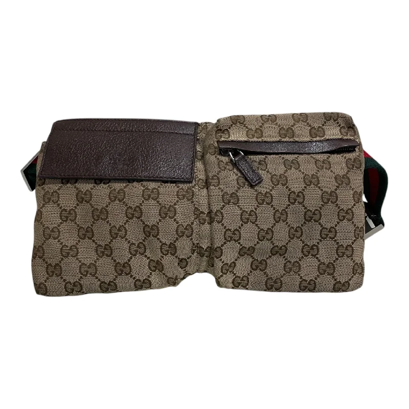 Sustainable Men's JeansGUCCI/Fanny Pack/Monogram/Denim/BRW/Belt bag Crossbody