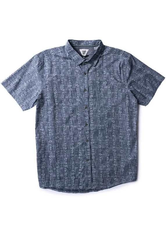 Men's Scoop Neck T-Shirts for a Relaxed FeelVissla Waikiki Eco Shirt-Midnight