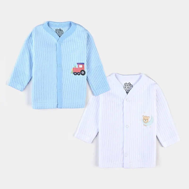 Men's Shirts with Tab CollarsPack OF 2 Infant F/s T-shirts-W.Blue