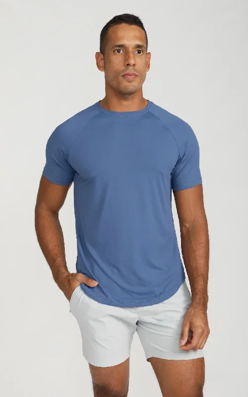 Men's Solid-Color Block Shirts for a Bold StatementMen's Lux-Tech Shirt - Bijou Blue Men's Solid-Color Block Shirts for a Bold StatementMen's Lux-Tech Shirt - Bijou Blue