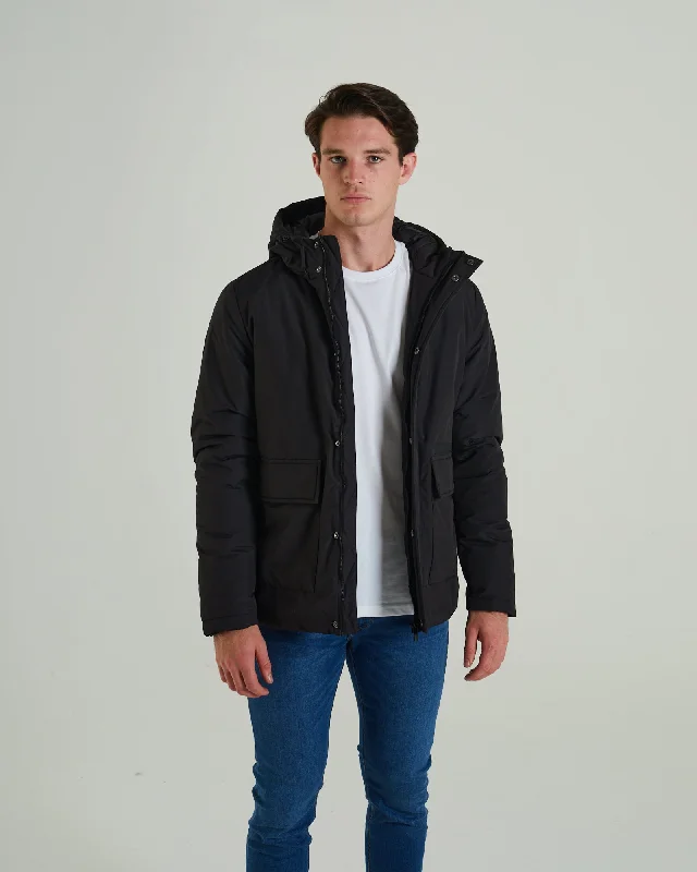 Men's Coats for SpringBronson Parka Jacket New Black