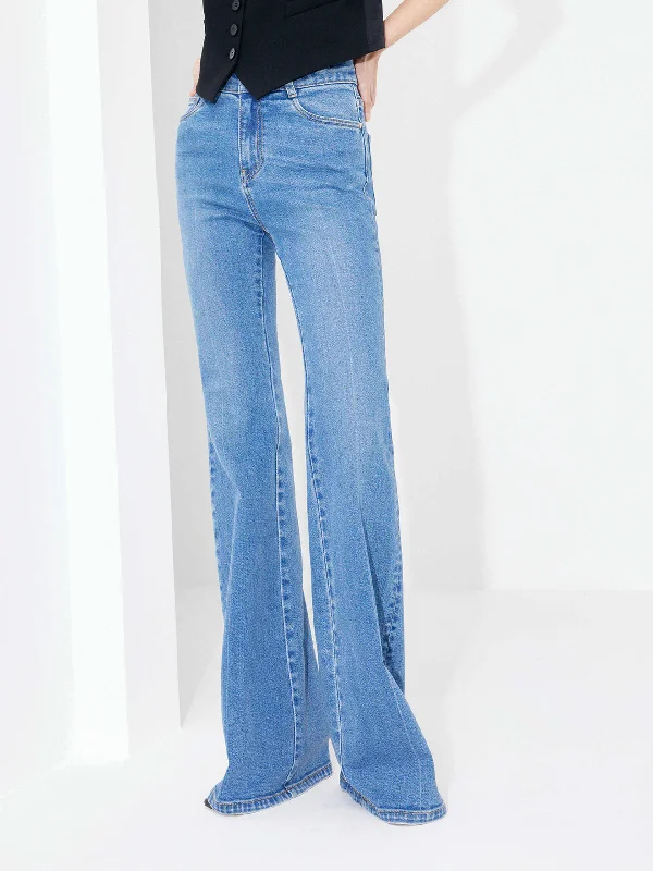 Latest Men's Jeans TrendsFull Length Flared Jeans