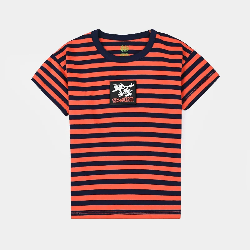 Men's Shirts with French CuffsBoys Cotton Jersey T-Shirt H/S-ORANGE