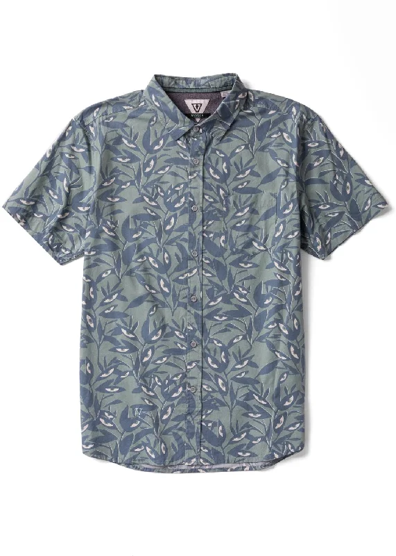 Men's Collared Shirts for Formal OccasionsVissla Floravision Eco SS Shirt-Light Sage Men's Collared Shirts for Formal OccasionsVissla Floravision Eco SS Shirt-Light Sage