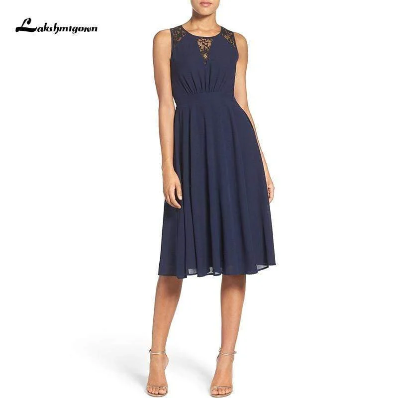 Asymmetric DressLace Overlay Mother of The Bride Dresses