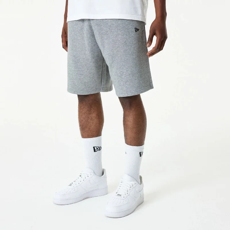 Men's Pants with Flat-Front DesignsNew Era Essential Grey Shorts