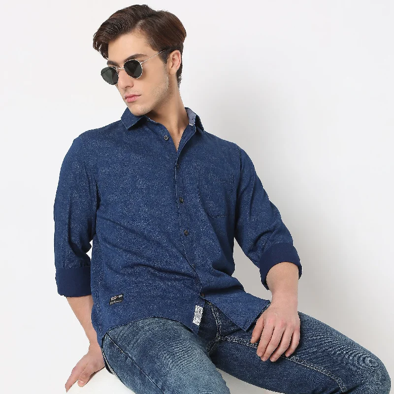 Men's Tailored Shirts for a Sharp AppearanceRegular Fit Printed Shirt