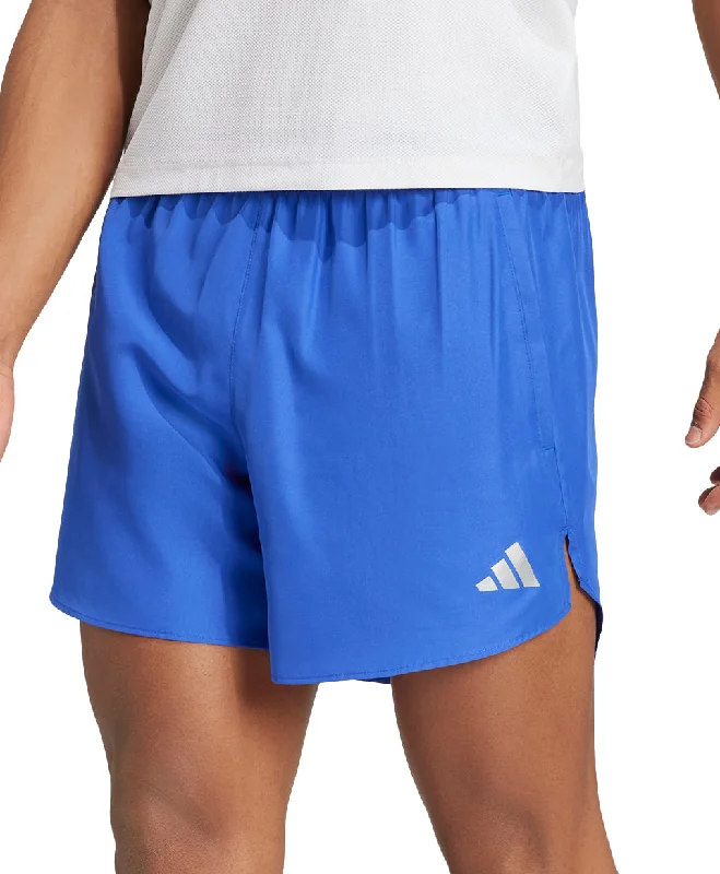 Men's Pants with Flap Pocketsadidas Run It 5 Inch Mens Running Shorts - Blue
