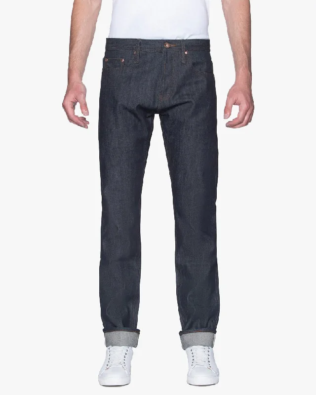 Oversized Men's JeansUnbranded UB201 Tapered Fit Mens Jeans - 14.5oz Indigo Selvedge