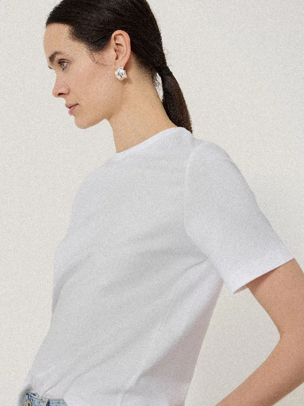 Men's Performance Shirts for SportsHeavy Cotton T-shirt | White